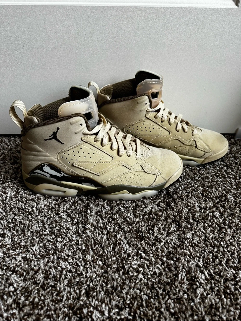 Air Jordan MVP High-Top Sneakers in Beige